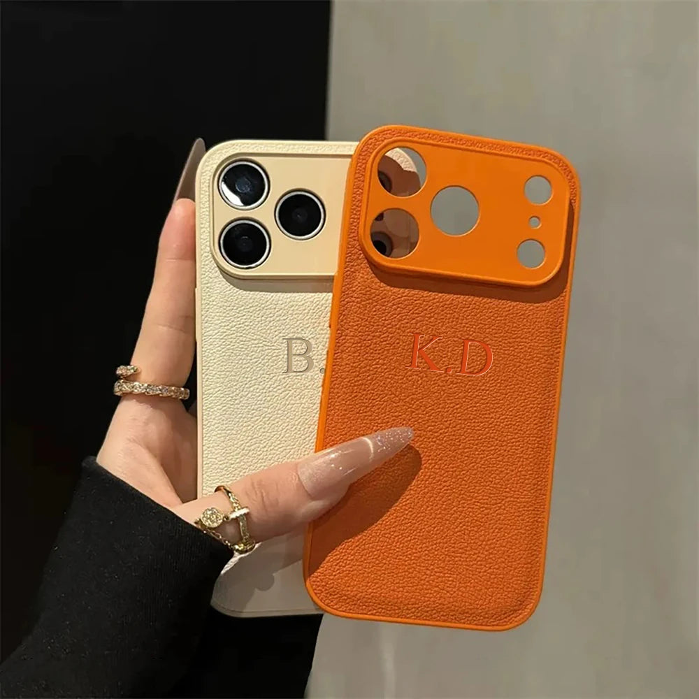 Personalized Faux Leather Phone Case