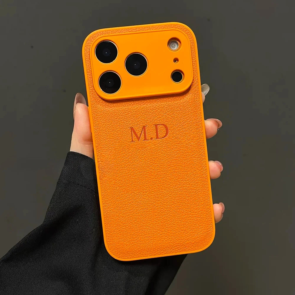 Personalized Faux Leather Phone Case