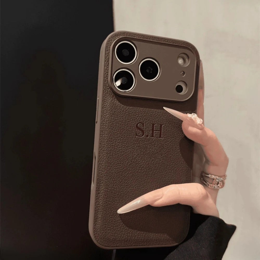 Personalized Faux Leather Phone Case