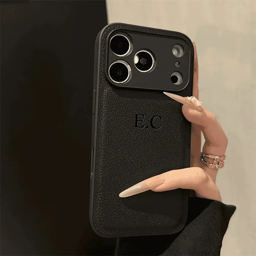 Personalized Faux Leather Phone Case