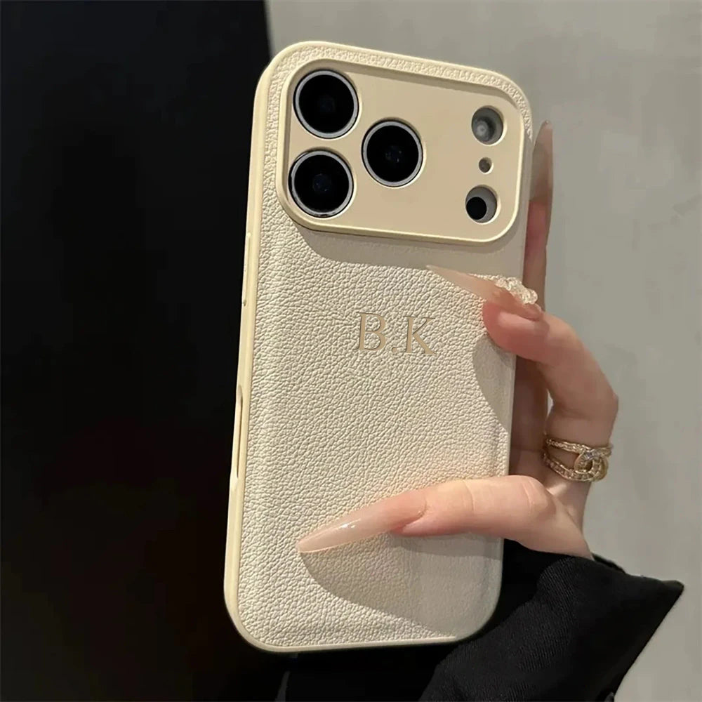 Personalized Faux Leather Phone Case