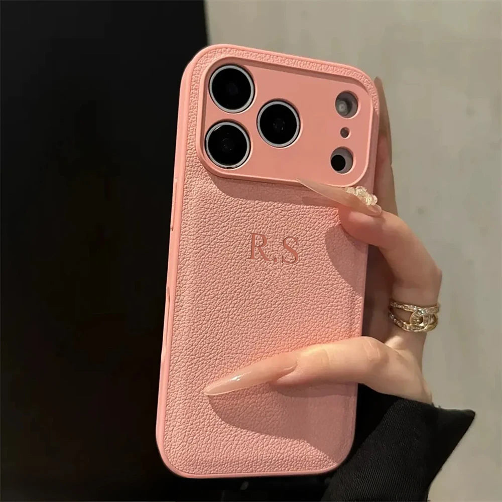 Personalized Faux Leather Phone Case