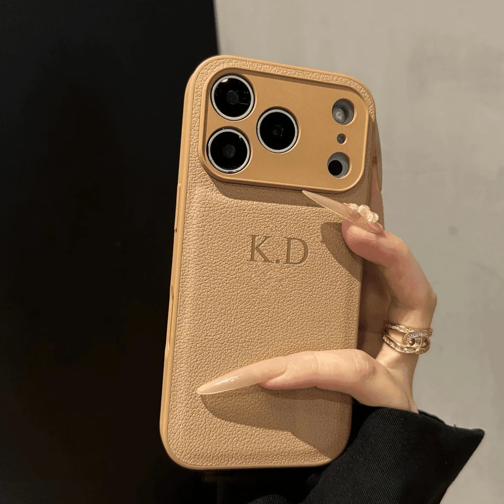 Personalized Faux Leather Phone Case