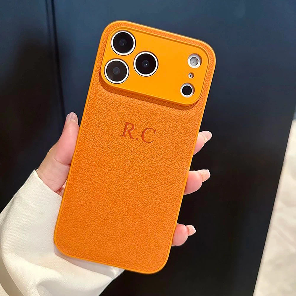 Personalized Faux Leather Phone Case