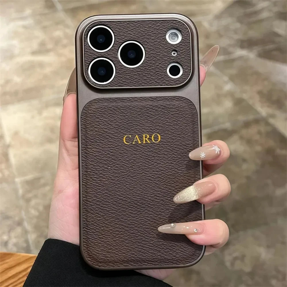 Bloom Personalized Leather Phone Case