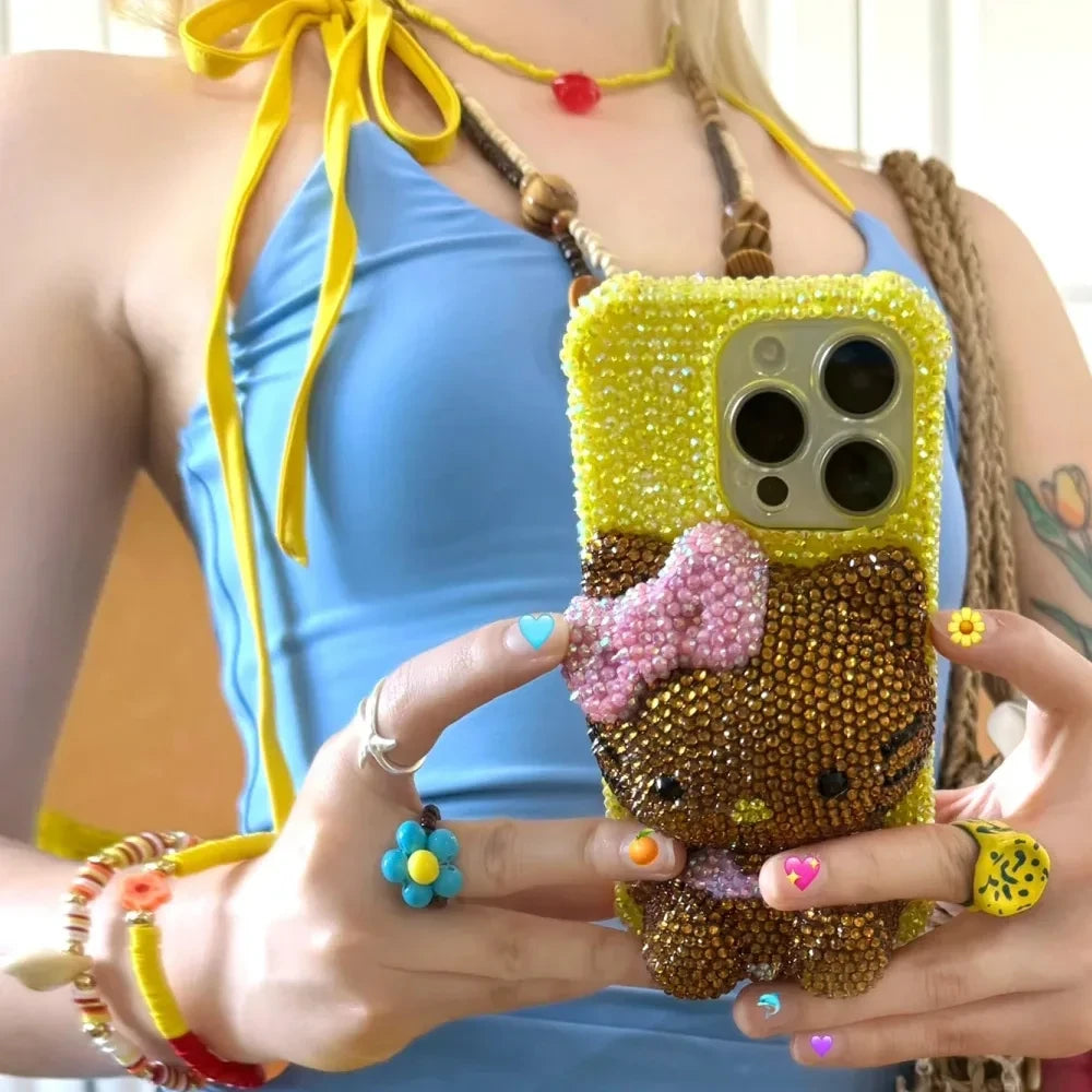 Bloom Rhinestone Phone Case