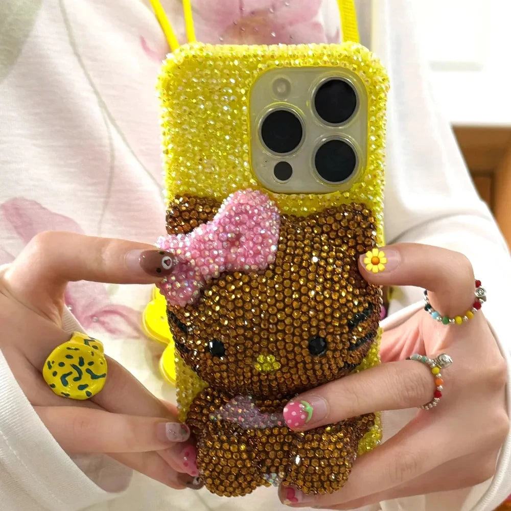 Bloom Rhinestone Phone Case