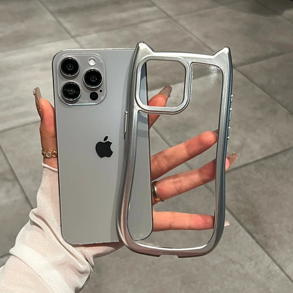 Bloom Cat Ear Phone Case